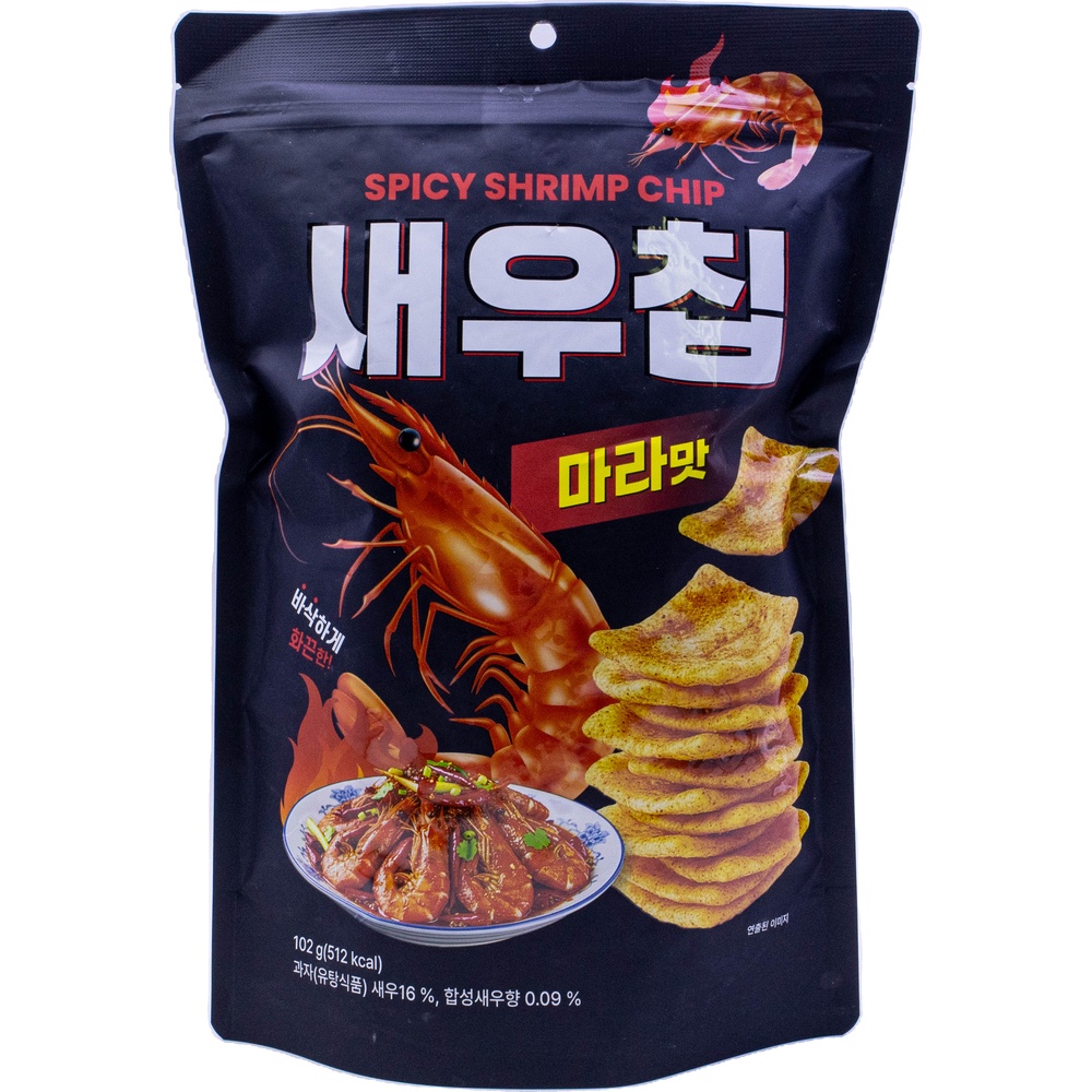 지즈중아오푸드 새우칩 마라맛 102g