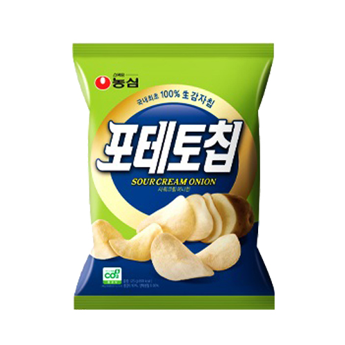 농심 포테토칩 사워크림어니언 60g