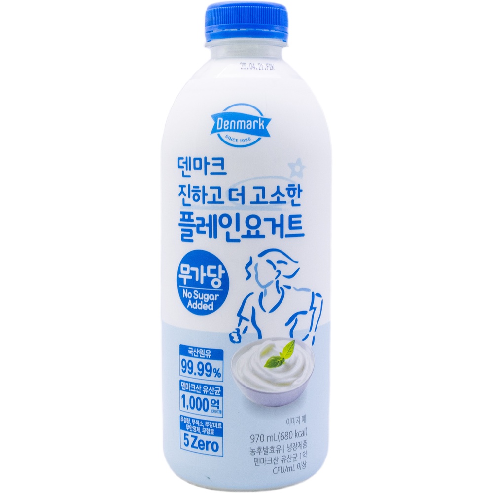동원 덴마크 진하고 더 고소한 플레인요거트 무가당 970mL