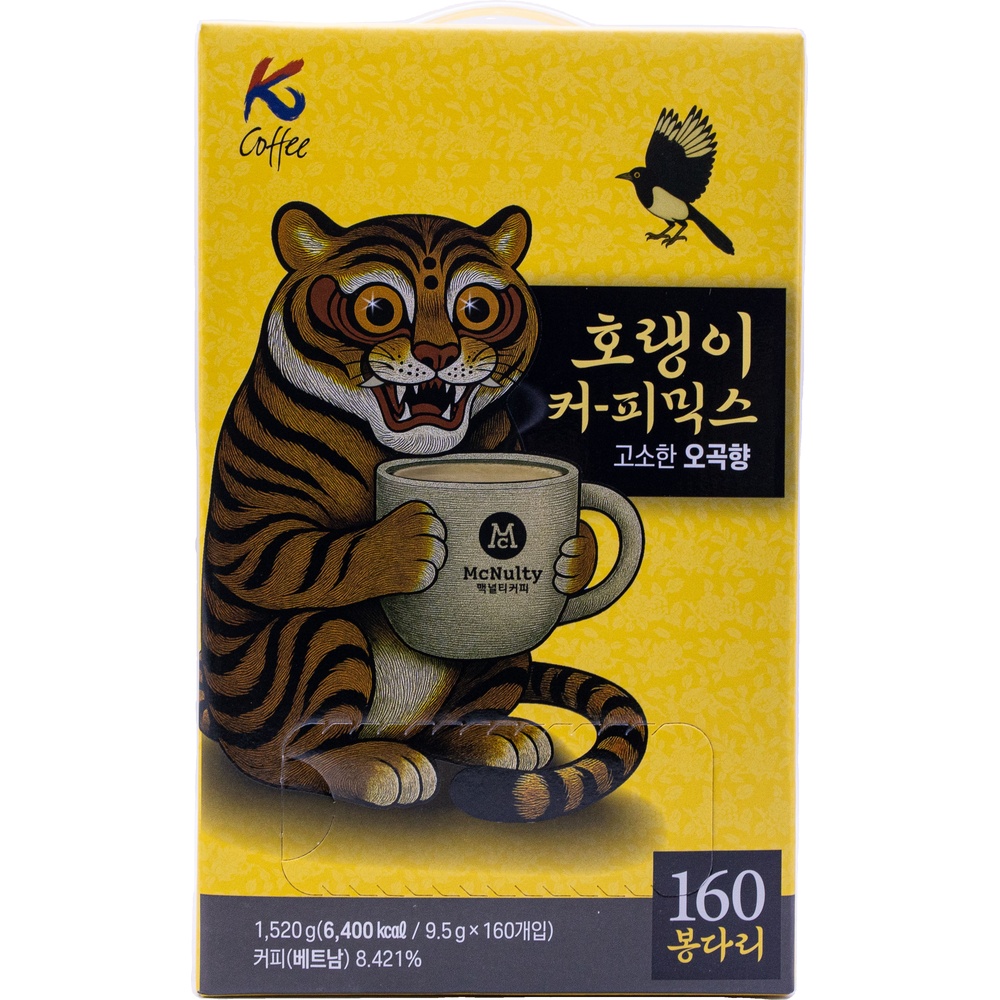 맥널티 호랭이 커피믹스 9.5g