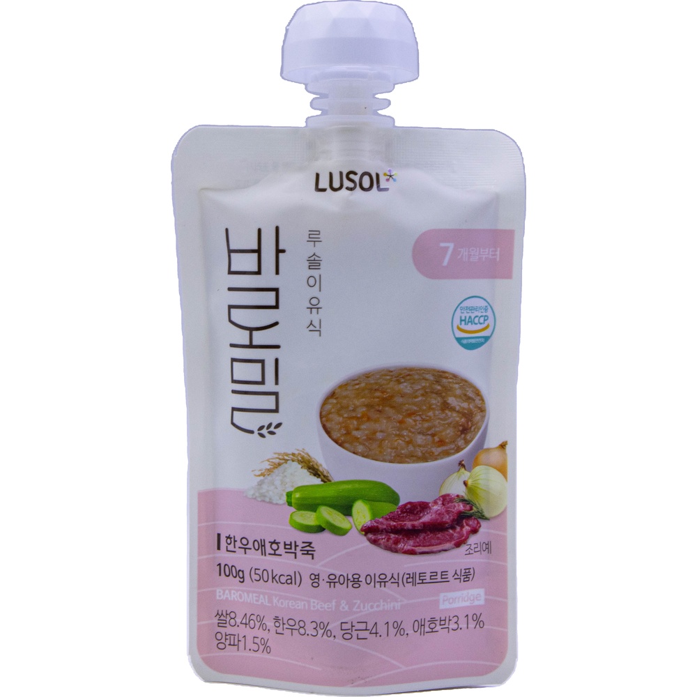 에르코스 루솔 바로밀 한우애호박죽 100g