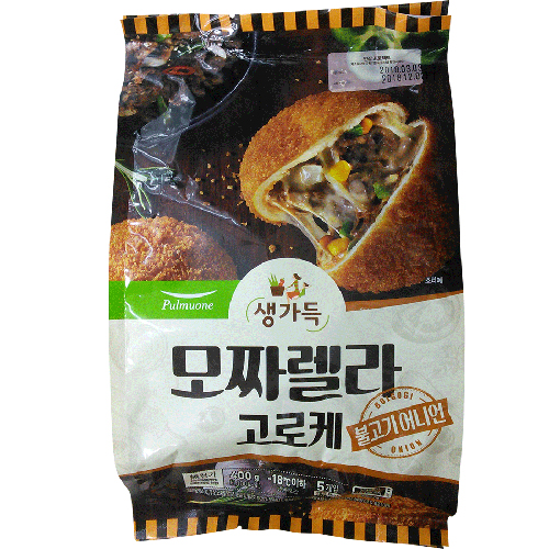 풀무원 모짜렐라 고로케 불고기 어니언 400g
