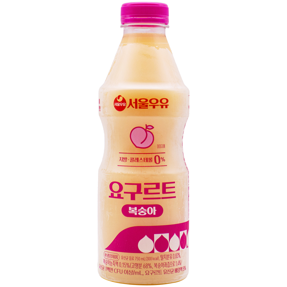 서울우유 요구르트 복숭아 750mL