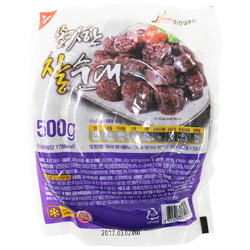 진성푸드 쫄깃한 찰순대 500g