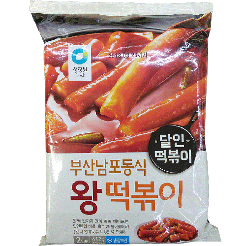 청정원 달인떡볶이 왕떡볶이 420g