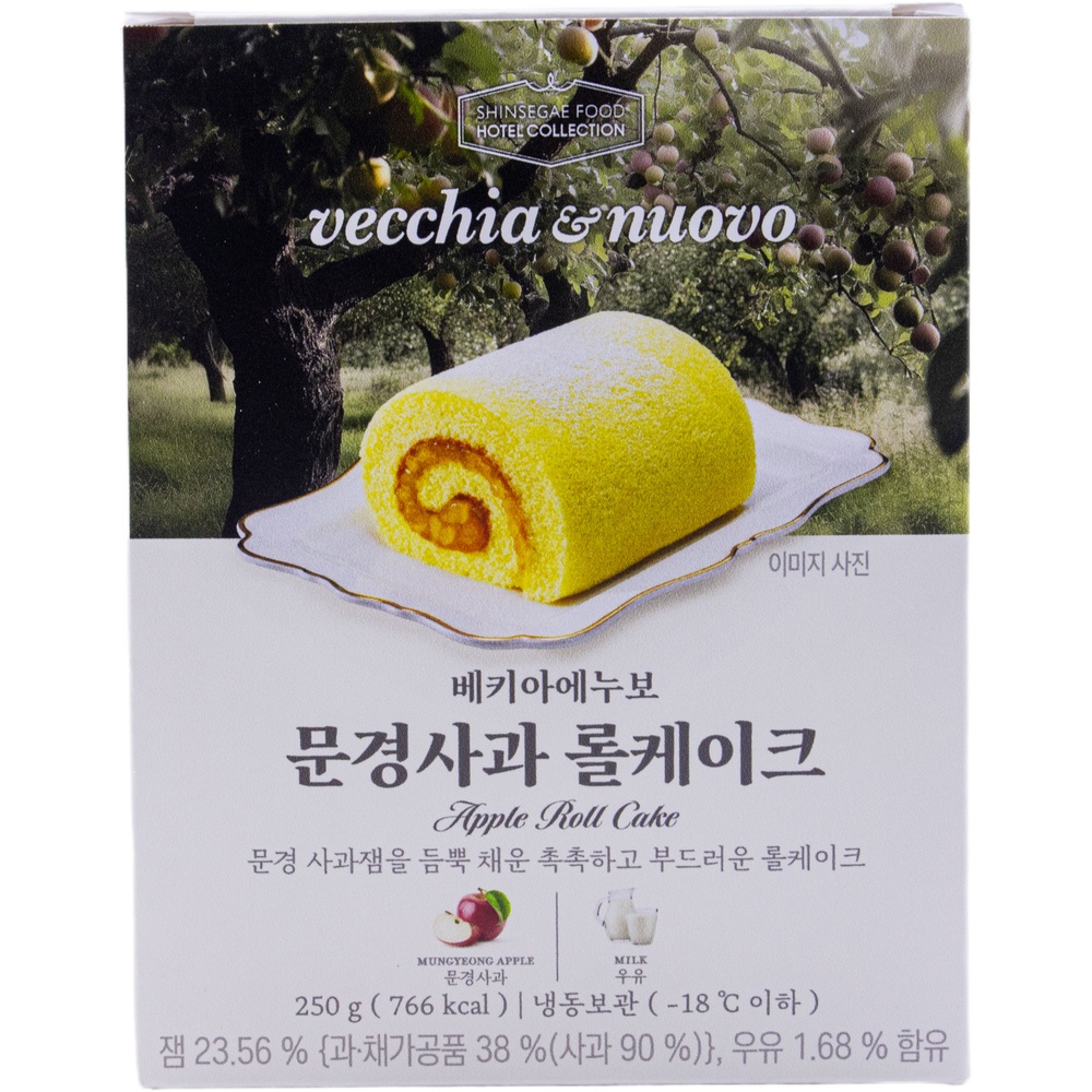 신세계푸드 호텔컬렉션 베키아에누보 문경사과 롤케이크 250g