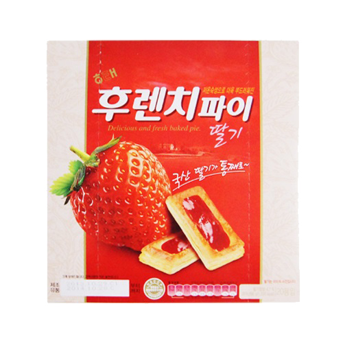 해태 후렌치파이 딸기 256g