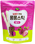 오가닉스토리 달콤한 현미 롱롱스틱 딸기 30g