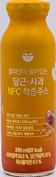 자임 콜라겐이 들어있는 당근 사과 NFC 착즙주스 245ml