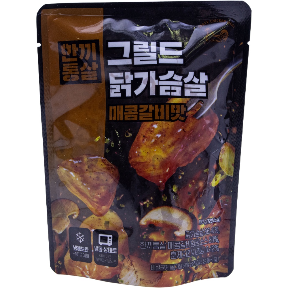 이그니스 한끼통살 그릴드 닭가슴살 매콤갈비맛 100g