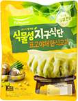 풀무원 식물성 지구식단 표고야채 한식교자 440g