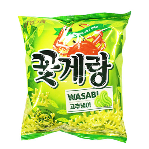 빙그레 꽃게랑 와사비 143g