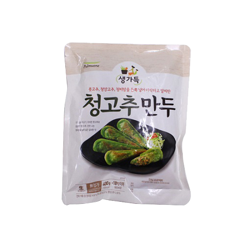 풀무원 생가득 청고추만두 400g