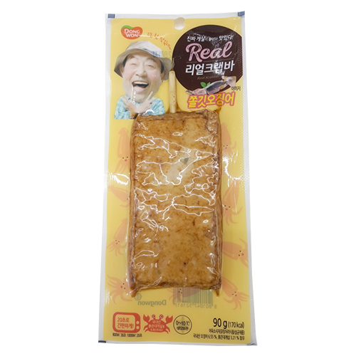 동원 리얼크랩바 쫄깃오징어 90g