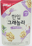 농심 켈로그 한입 그래놀라 허브&갈릭맛 50g