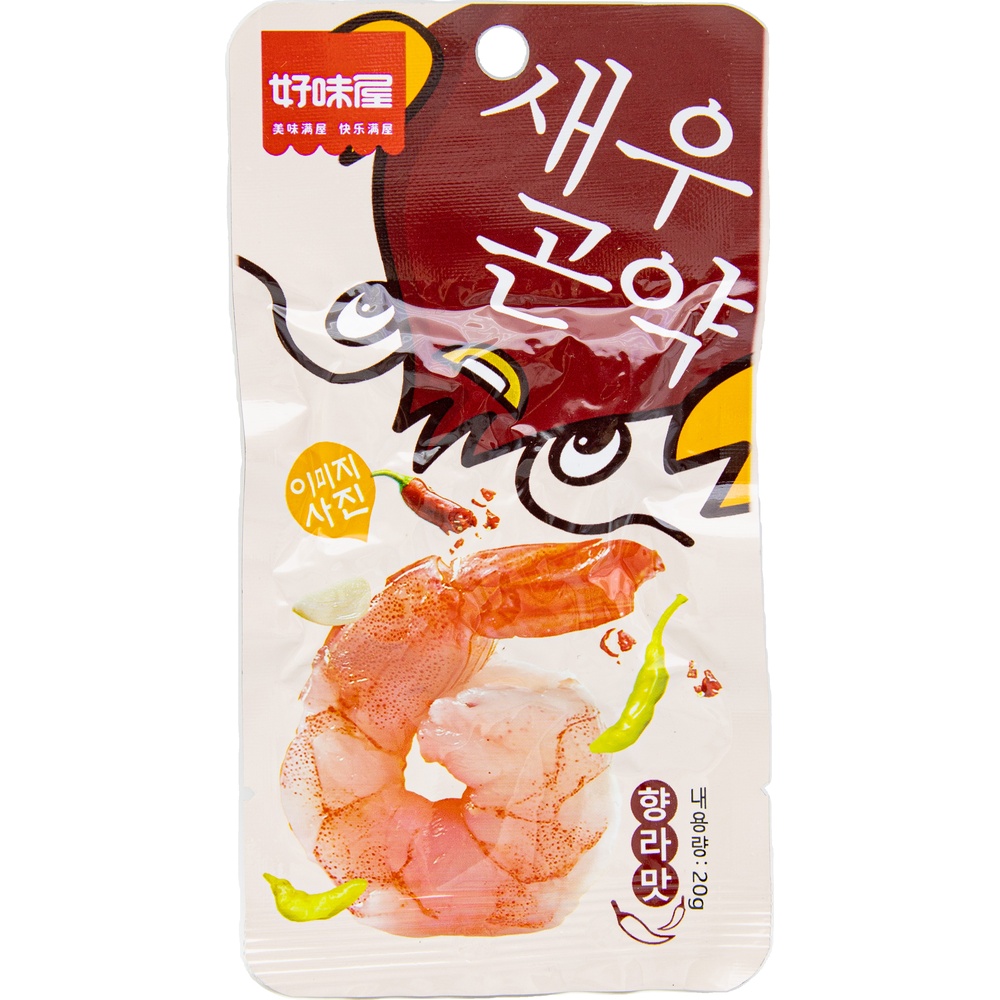 후식품 새우곤약 향라맛 20g