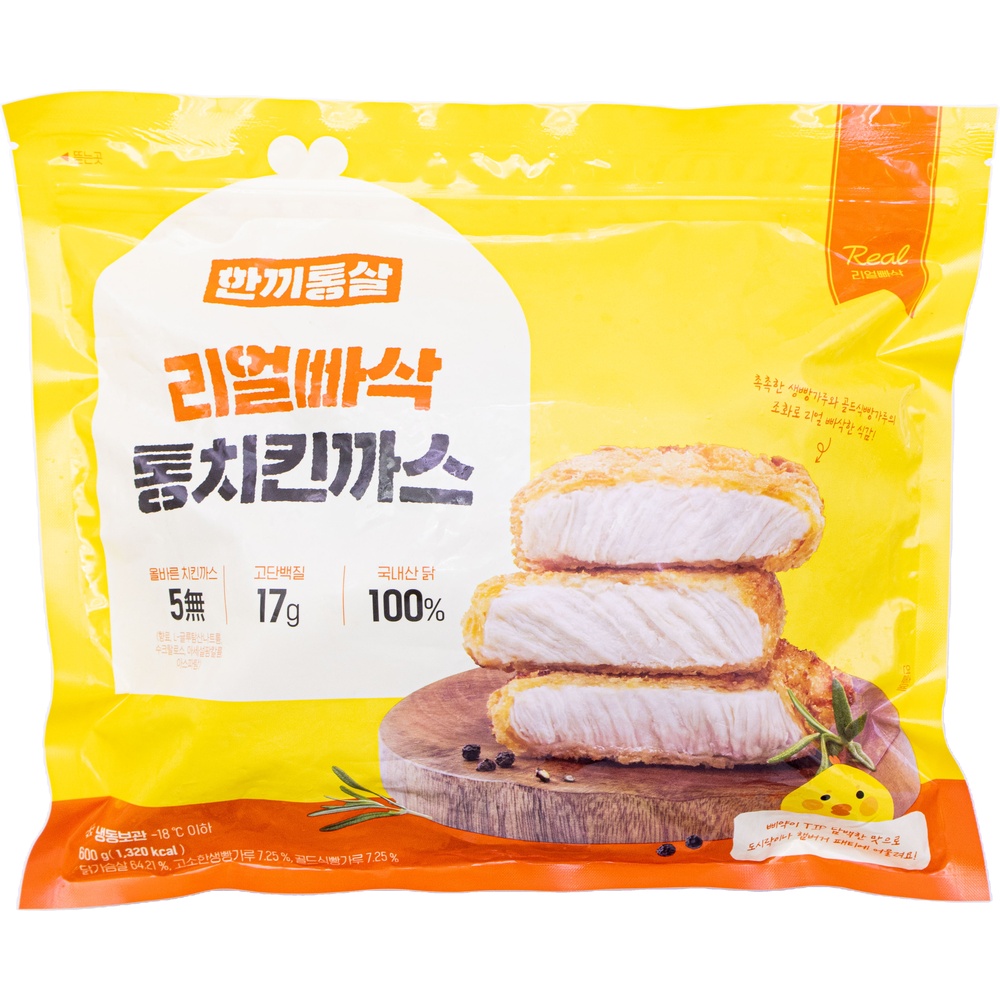 이그니스 한끼통살 리얼빠삭 통치킨까스 600g
