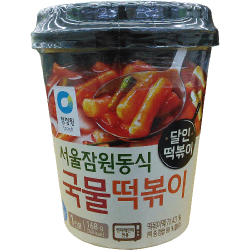 청정원 달인떡볶이 국물떡볶이 168g