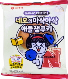 롯데 기린 카카오프렌즈 네오의 아삭아삭 애플잼쿠키 80g