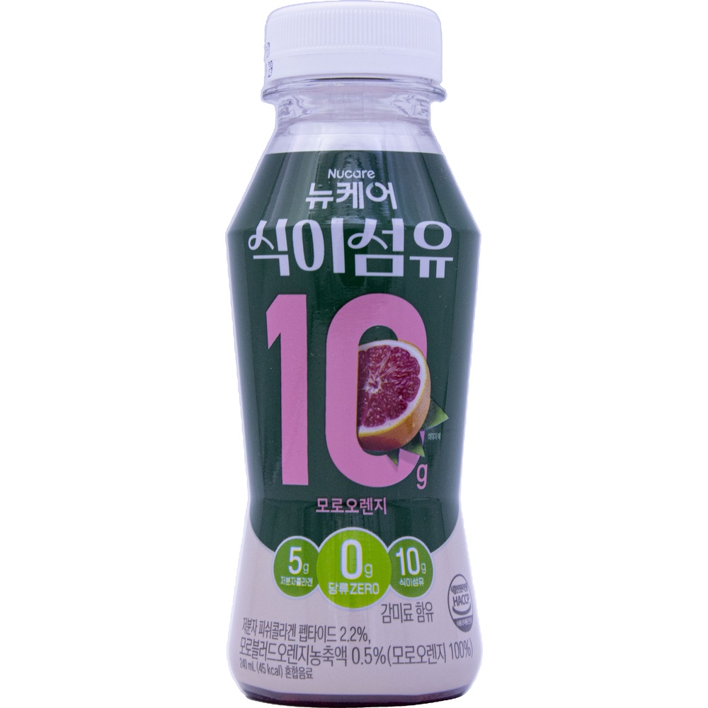 대상웰라이프 뉴케어 식이섬유 모로오렌지 240mL