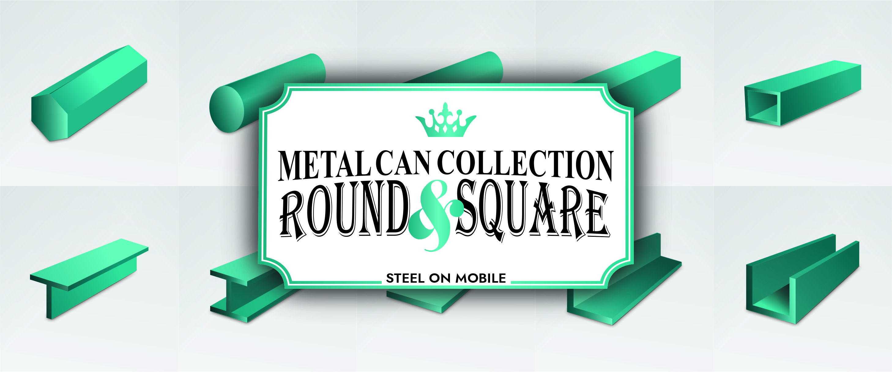 Promotional banner for metal calculators
