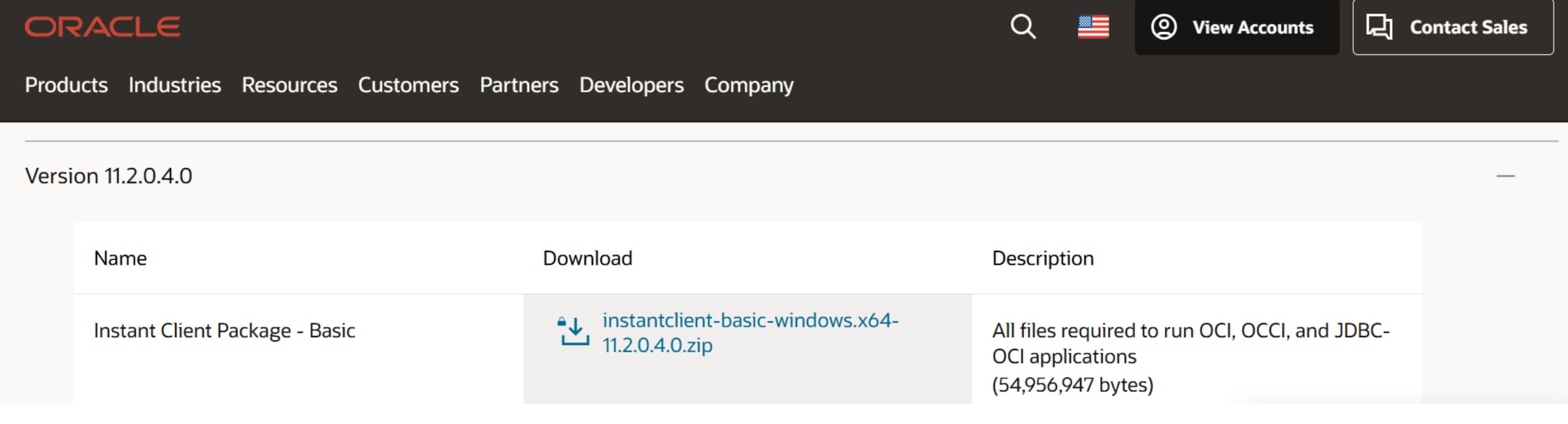 oracle-instant-client-version-11-2