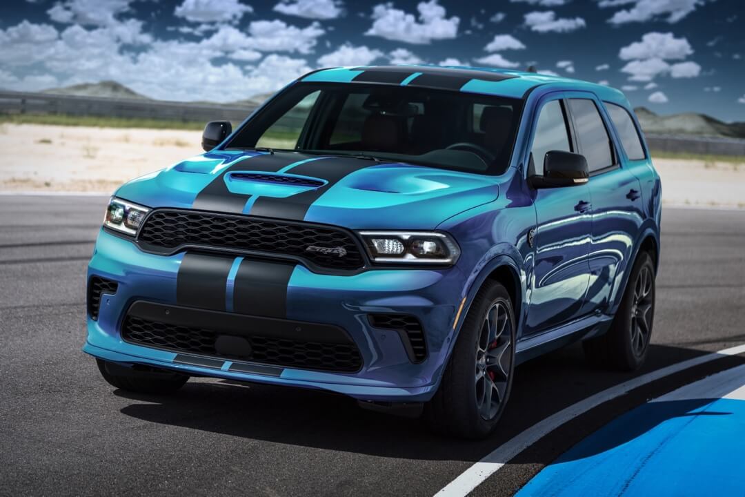 Démonstration de la tenue de route du Dodge Durango 2024.