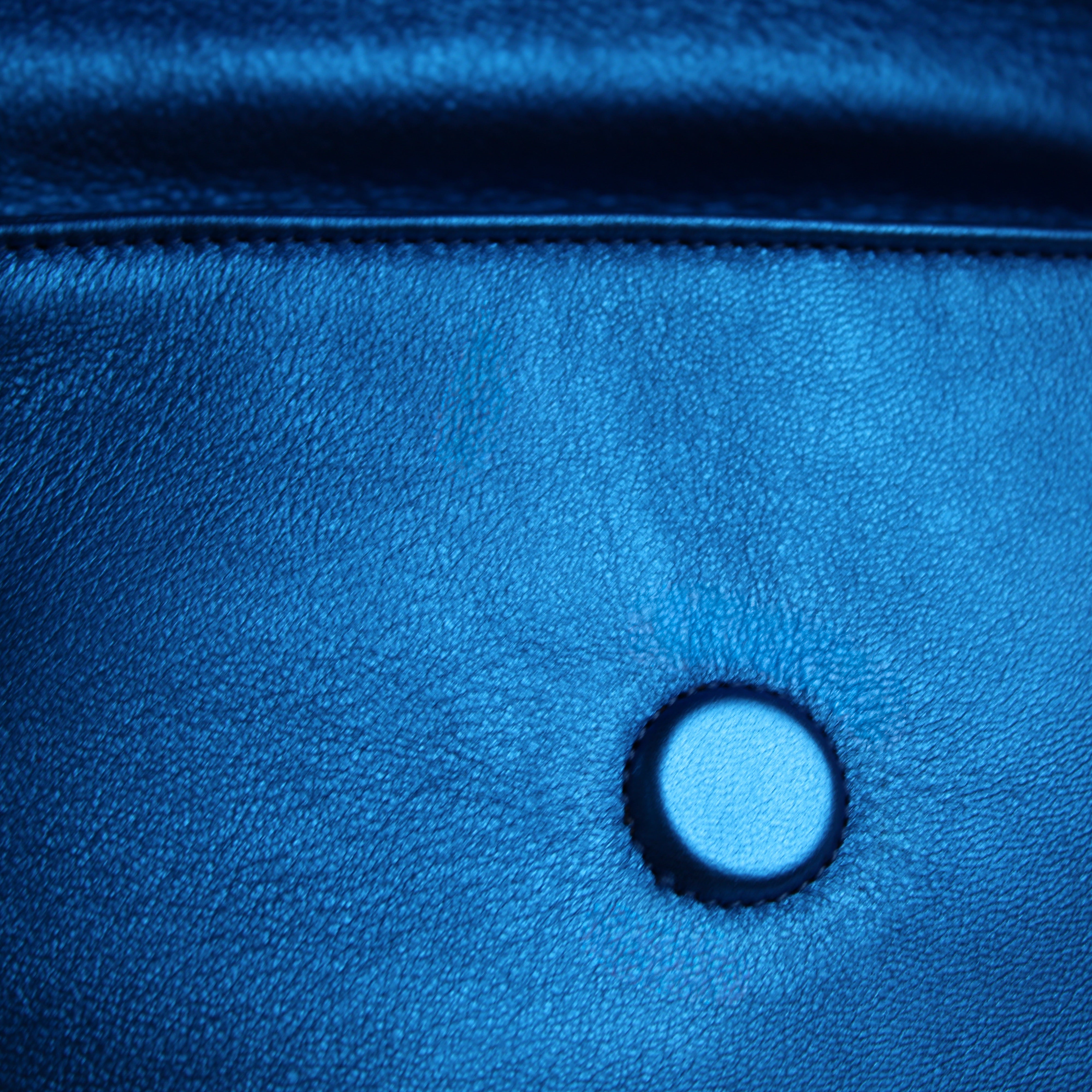 Avalyn Clutch in Ocean Blue