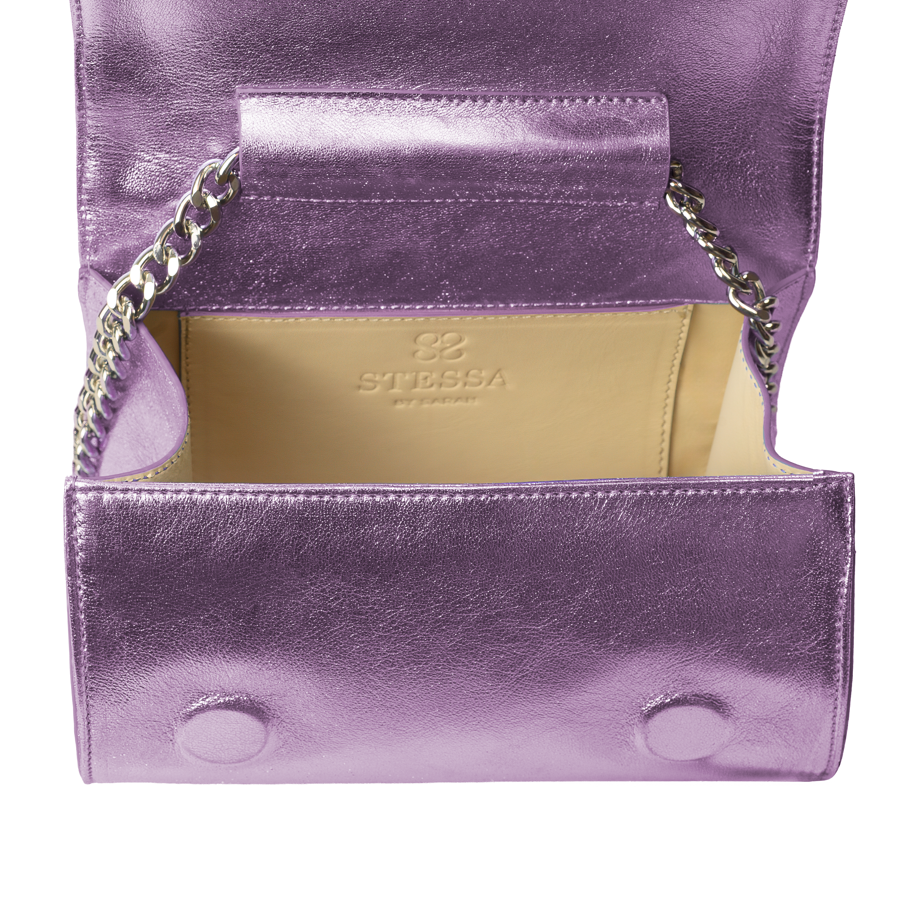 Molly Luxe Clutch in Corsage Pink