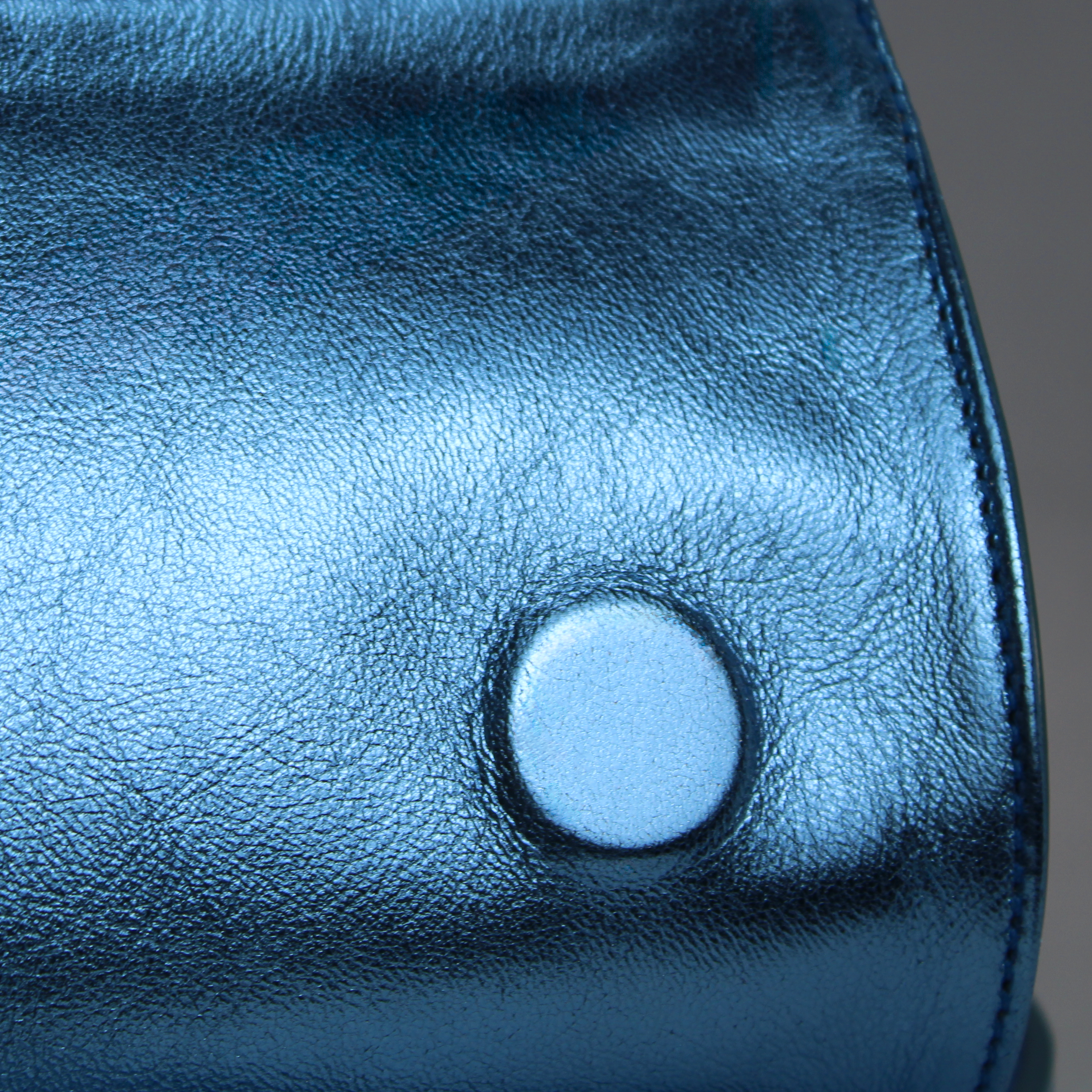 Molly Luxe Clutch in Adriatic Blue