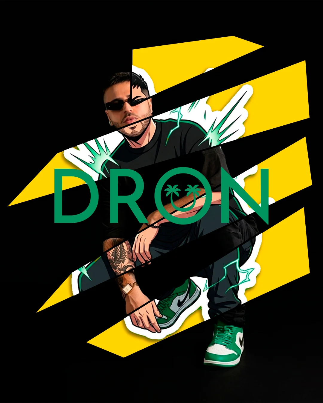 BBP × Dron sticker collection