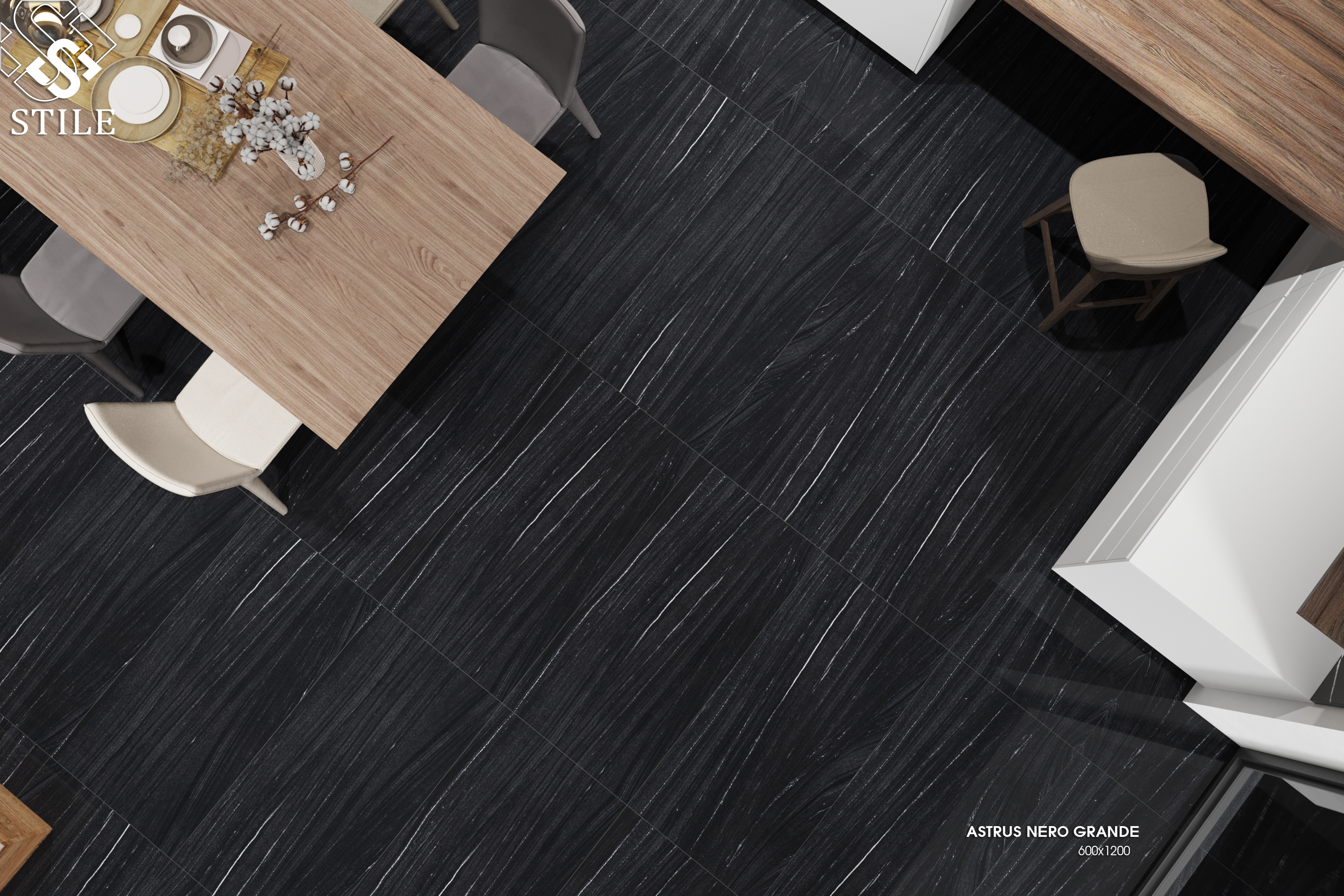 ASTRUS NERO GRANDE - HIGH GLOSSY 0612