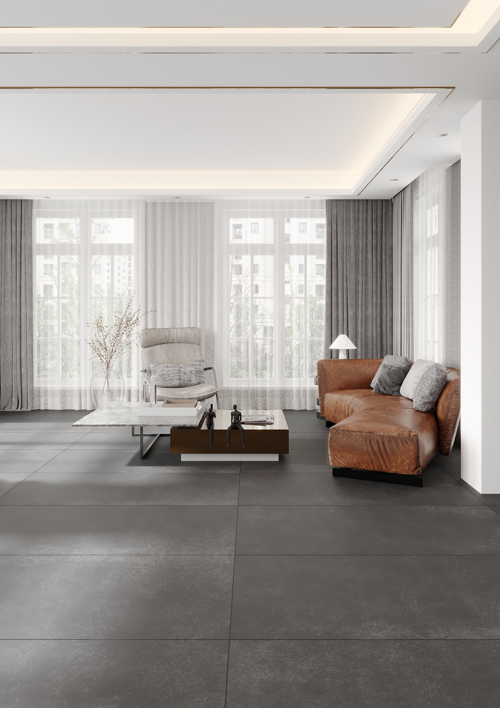 AURA NERO GRANDE - CARVING MATT 0816