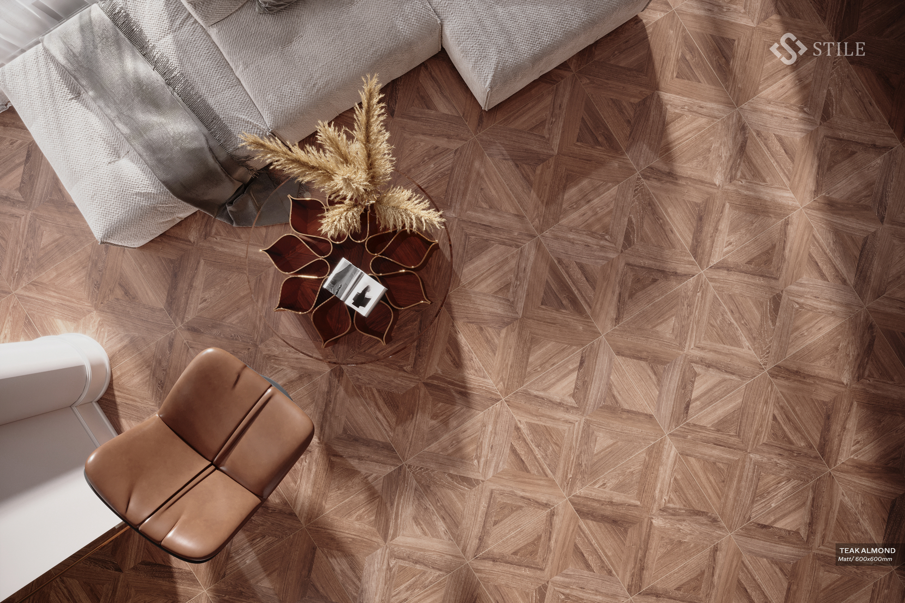 TEAK ALMOND - MATT 0606
