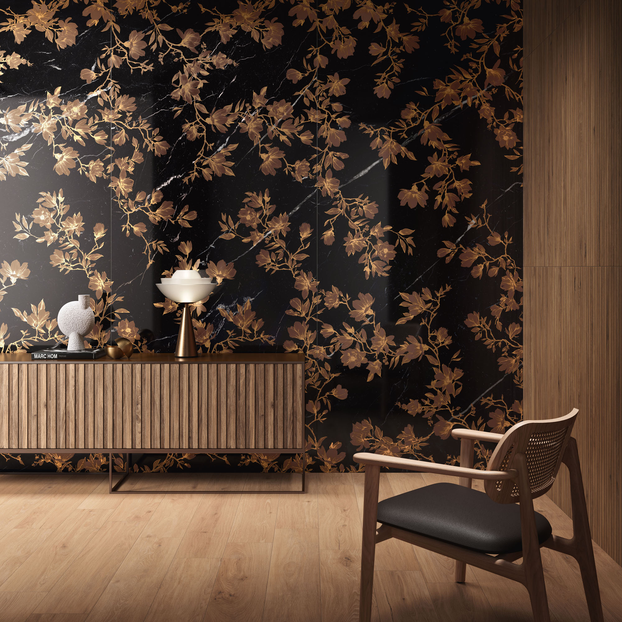 DECOR SOLUTIONS - GOLD MAGNOLIA