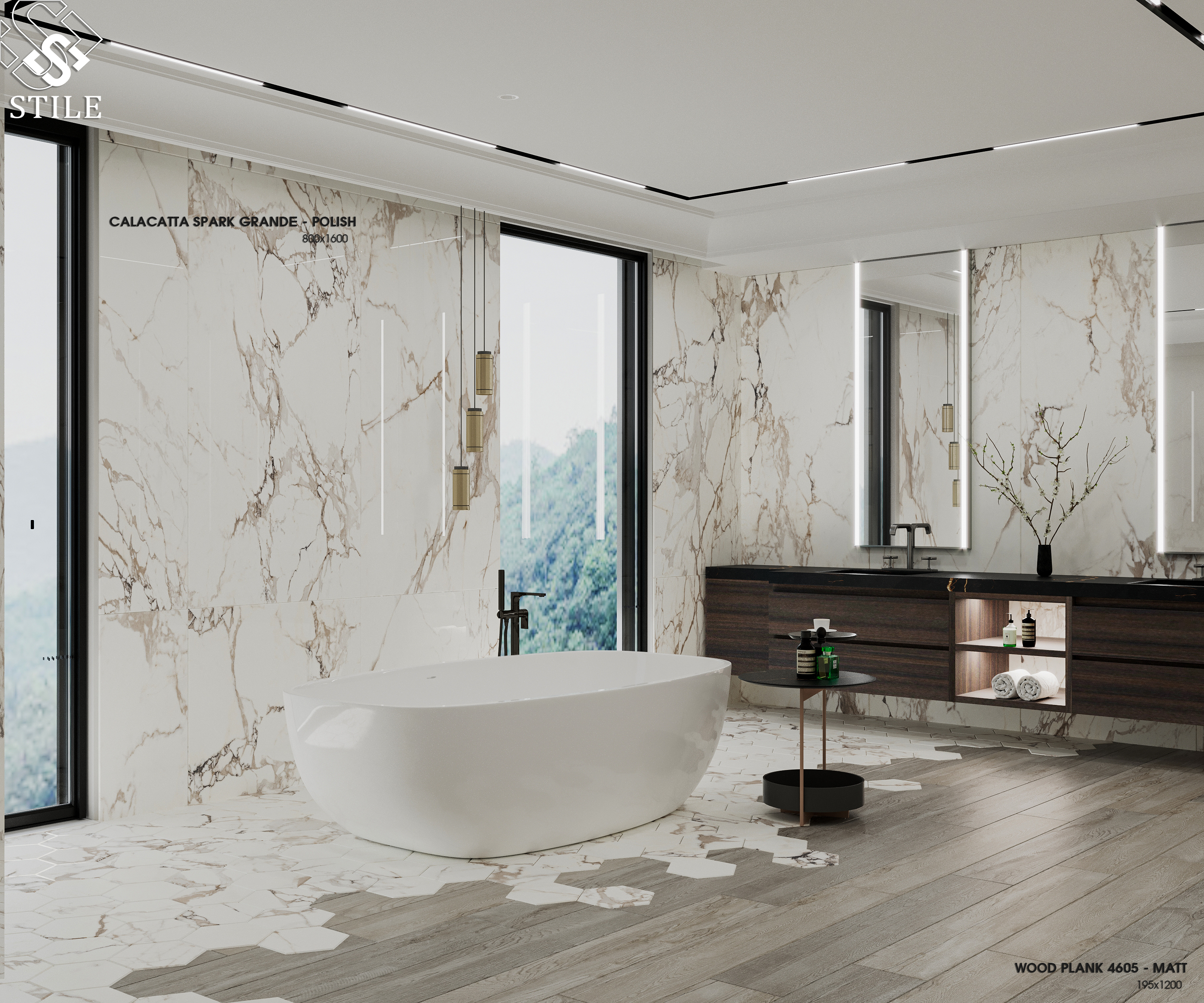 CALACATTA SPARK GRANDE - HIGH GLOSSY 0816