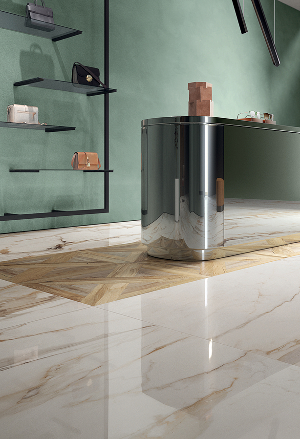 TD CALACATTA GOLD LEV RET 6MM 1200X2800