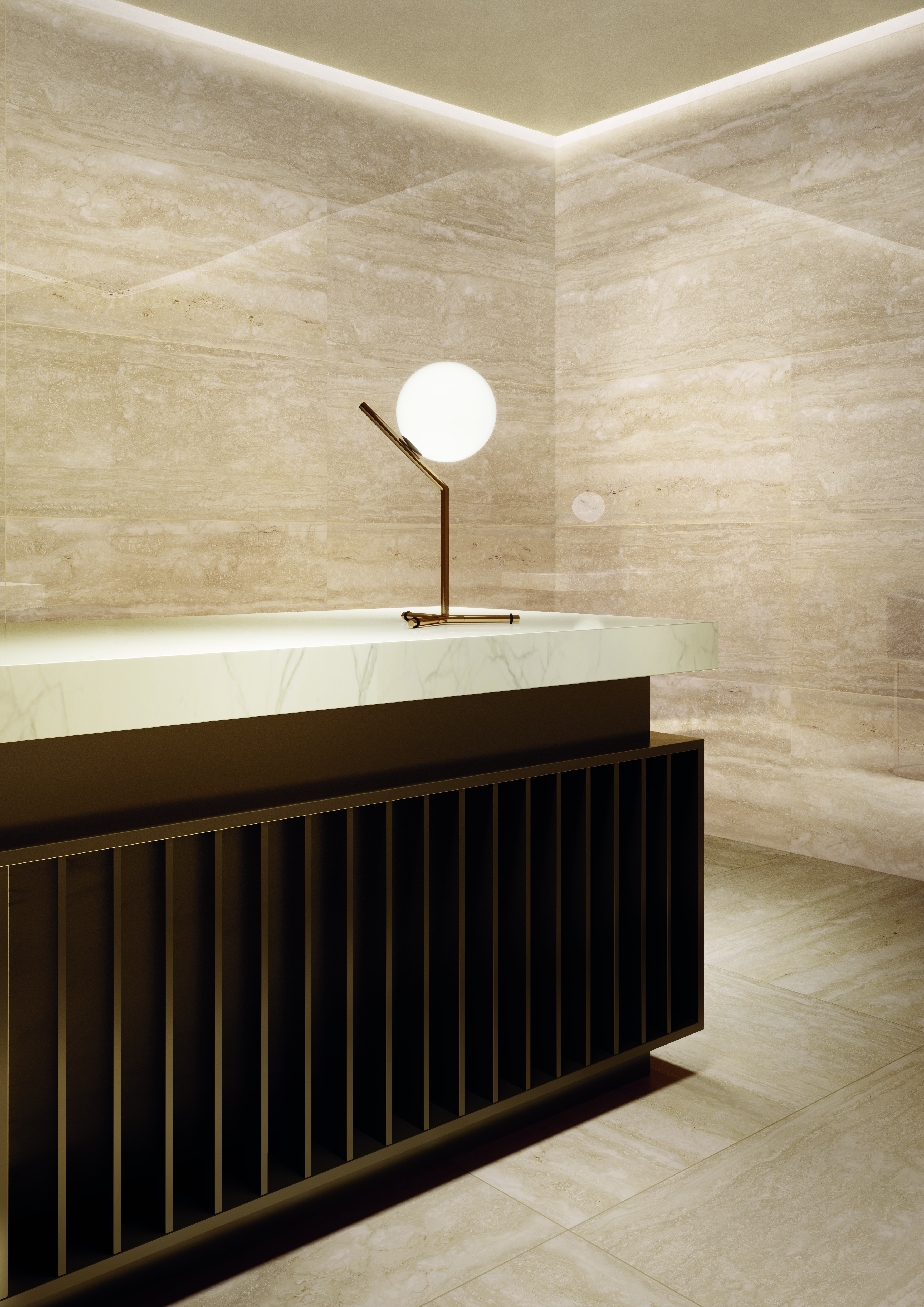 TRAVERTINE VEINCUT BEIGE - LAP 798X1598