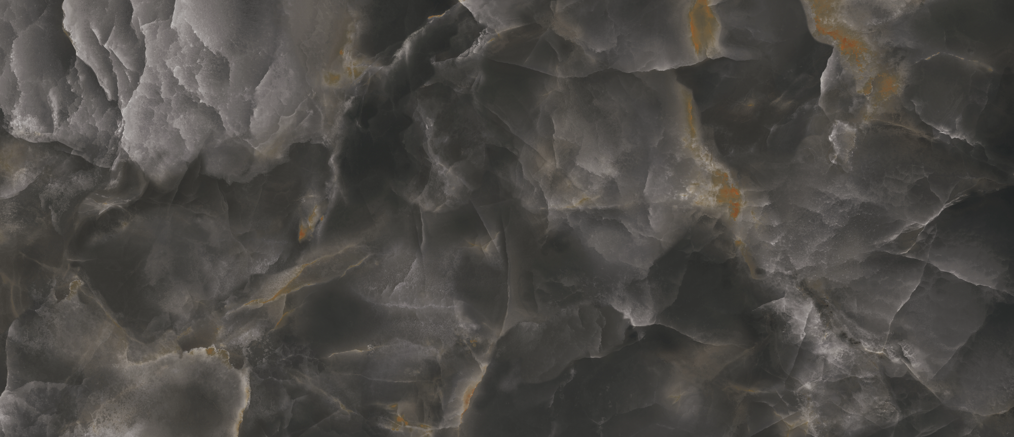 ONYX BLACK POLISHED CRYSTAL RET 120X278