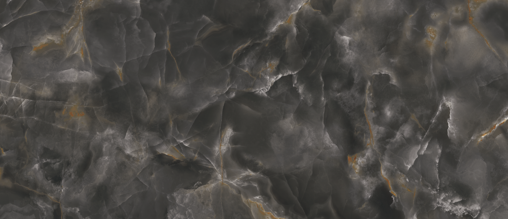 ONYX BLACK POLISHED CRYSTAL RET 120X278