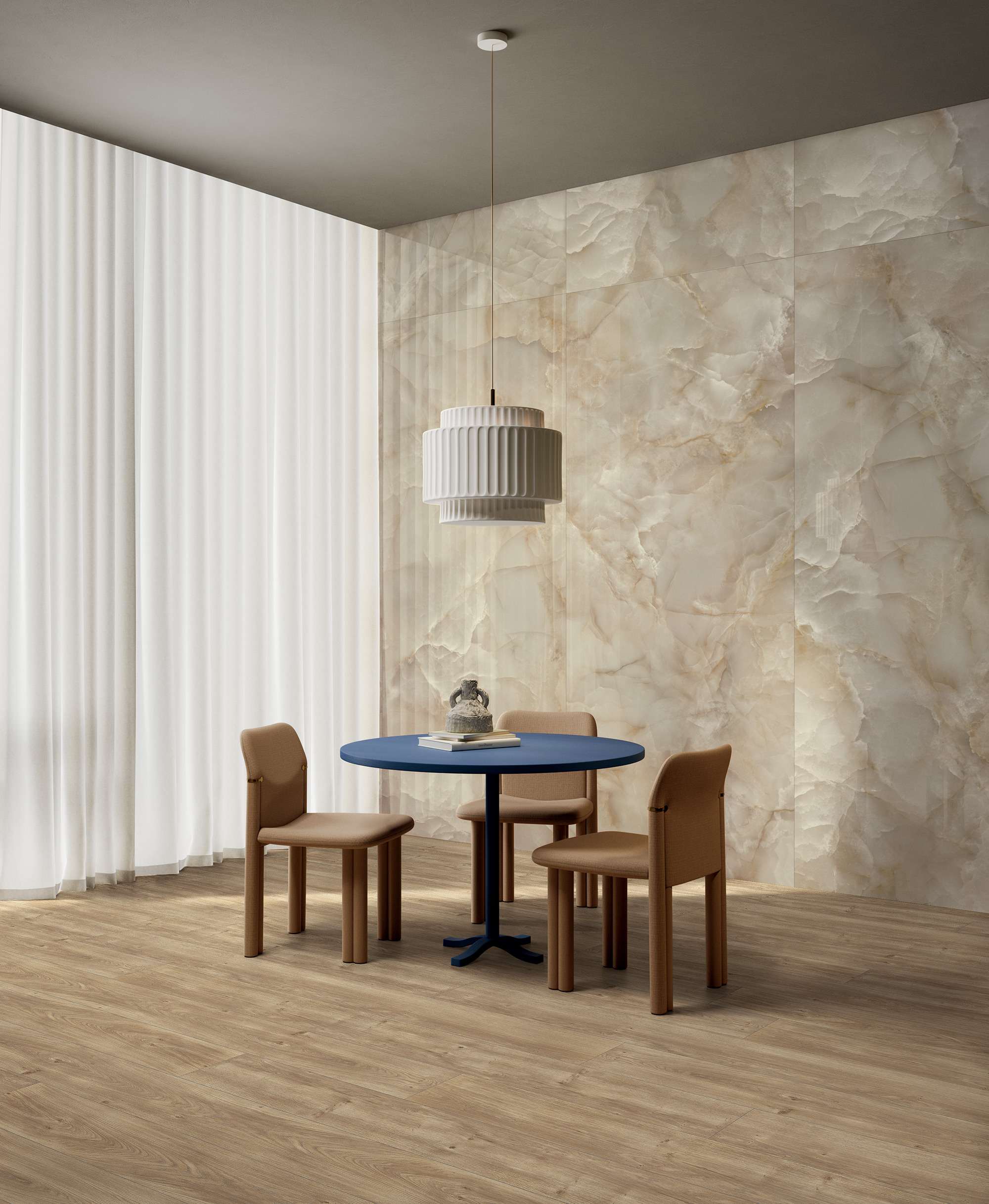 ONYX CREAM POLISHED CRYSTAL RET 120X278