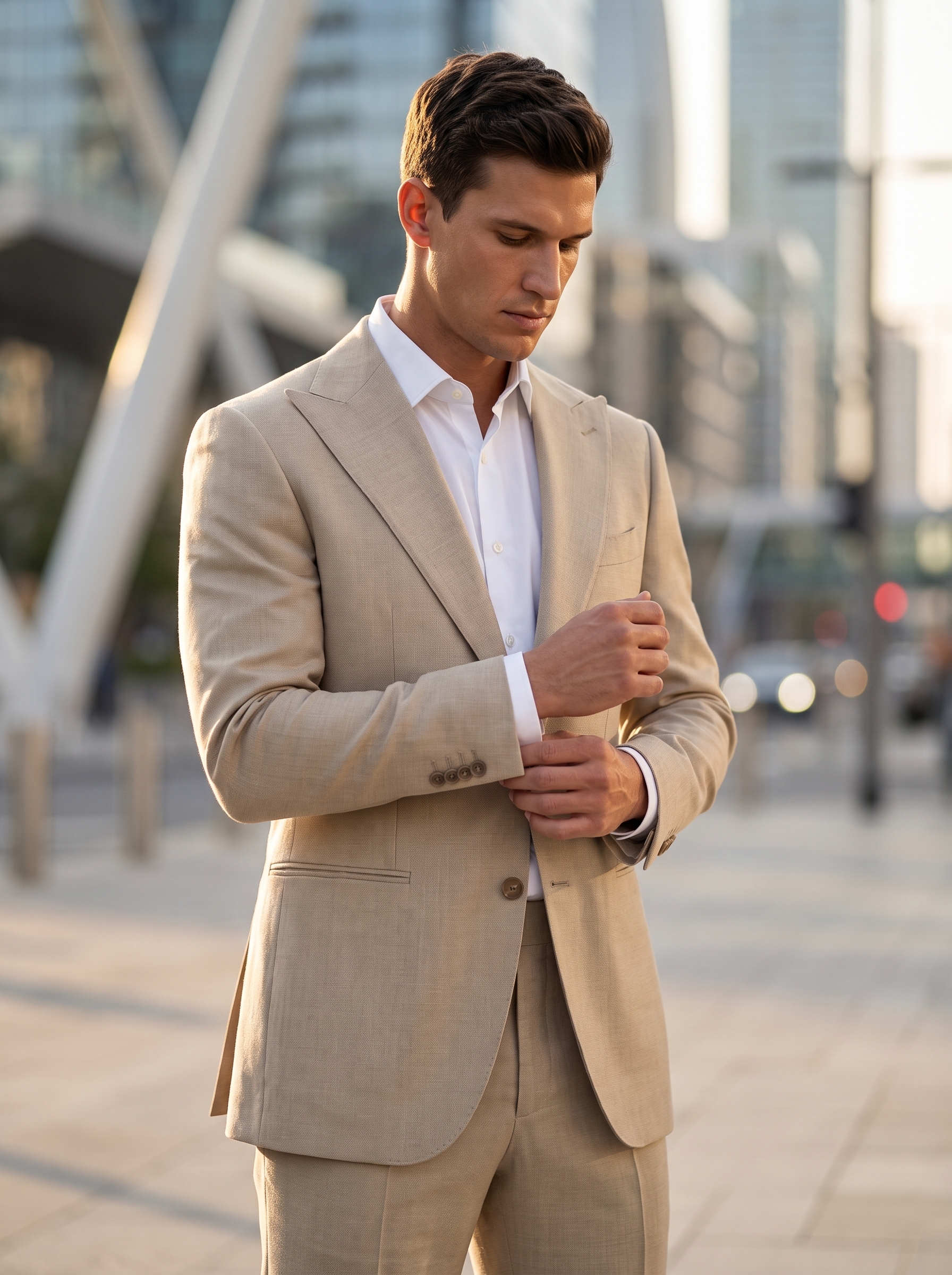 Emerald Charcoal Suit