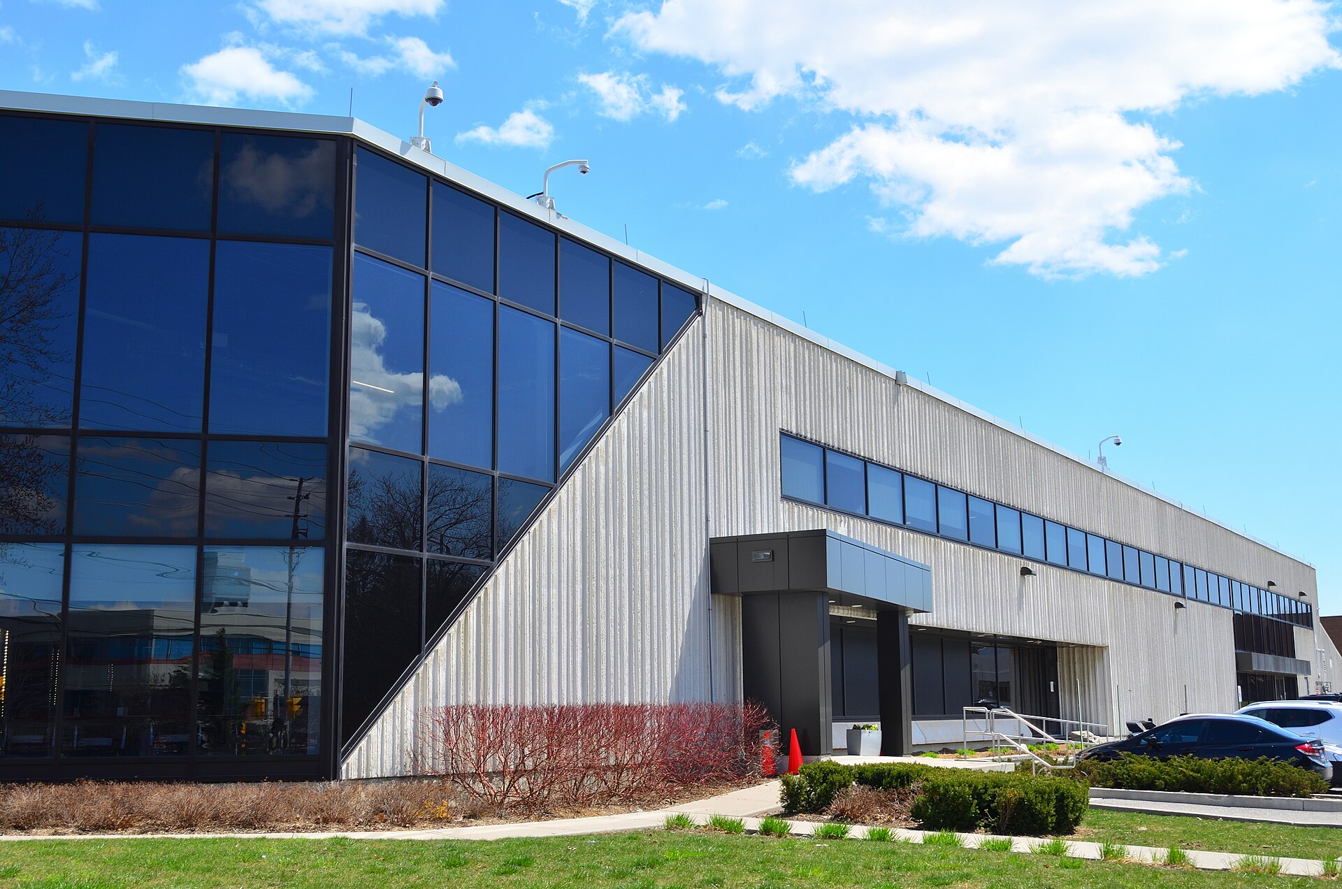 Exterior of the Digital Realty data center in Markham, Ontario.