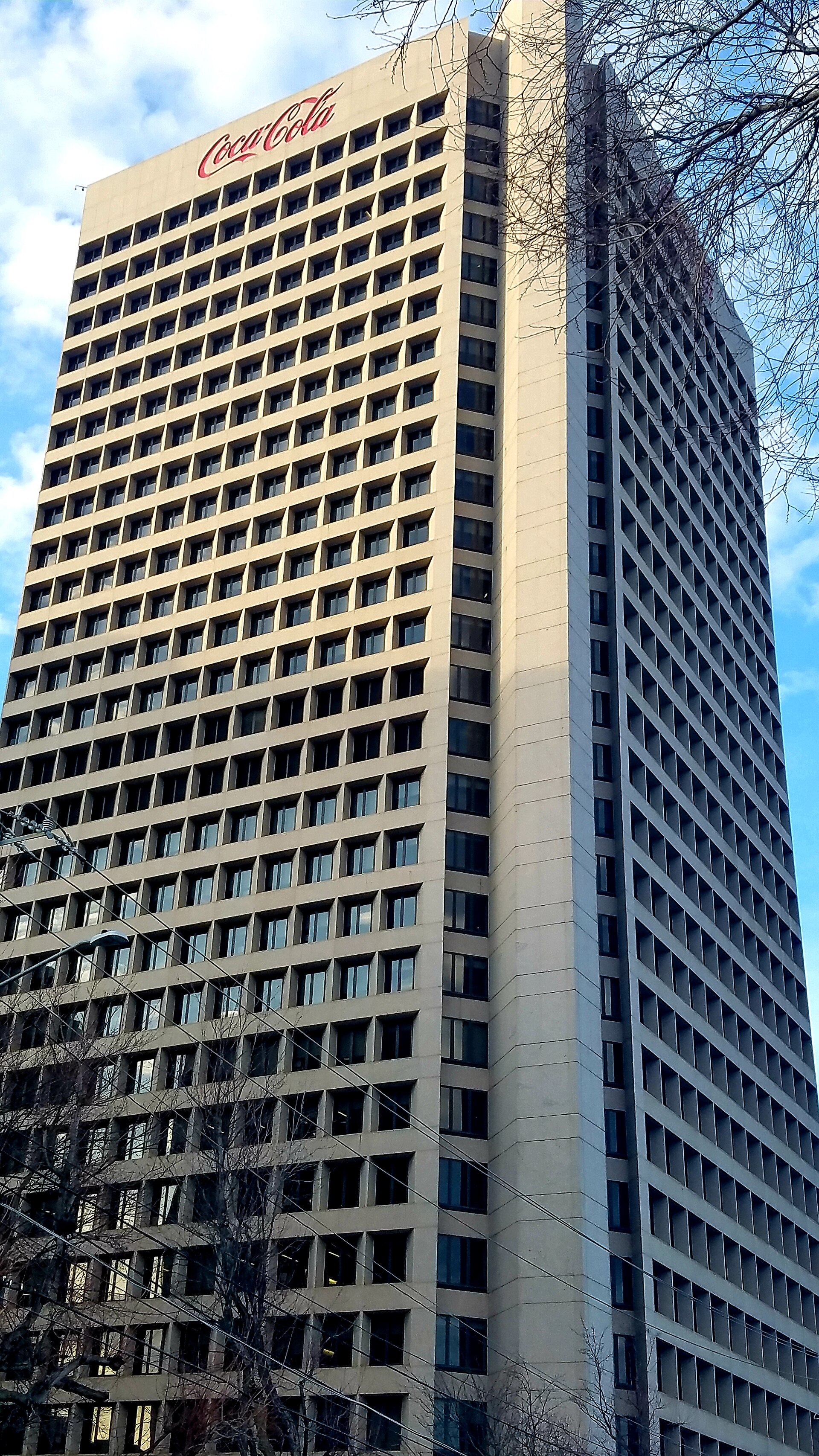 Exterior of Coca-Cola headquarters in Atlanta