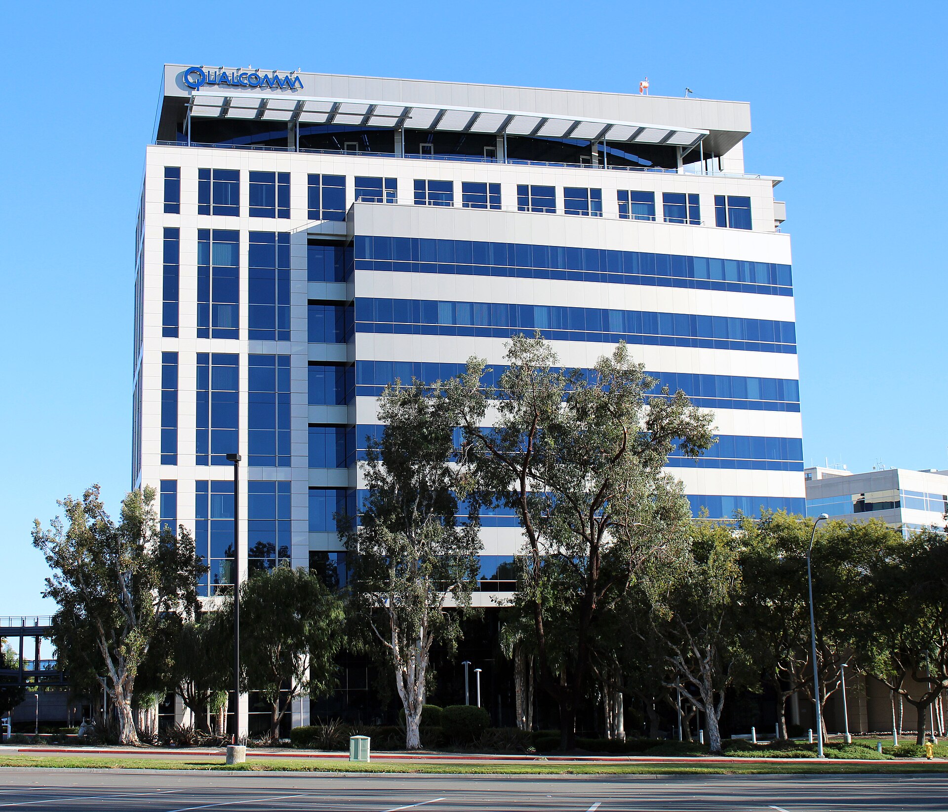 Qualcomm headquarters building in La Jolla, California