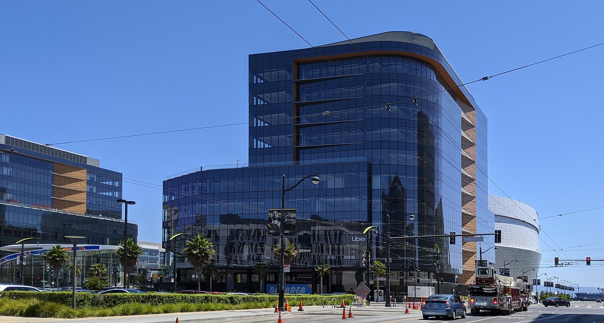 Uber office buildings in Mission Bay, San Francisco