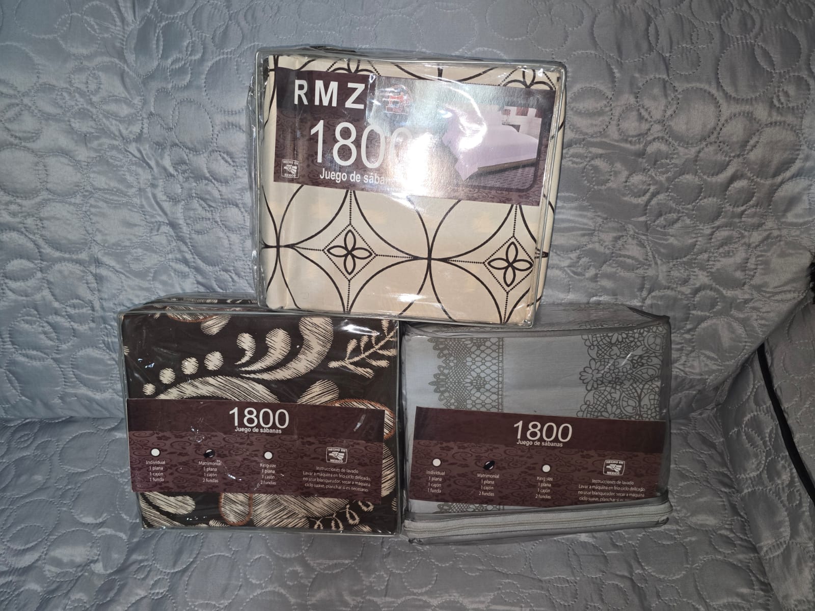 Imagen de Sábana matrimonial lisa atelier egipcia