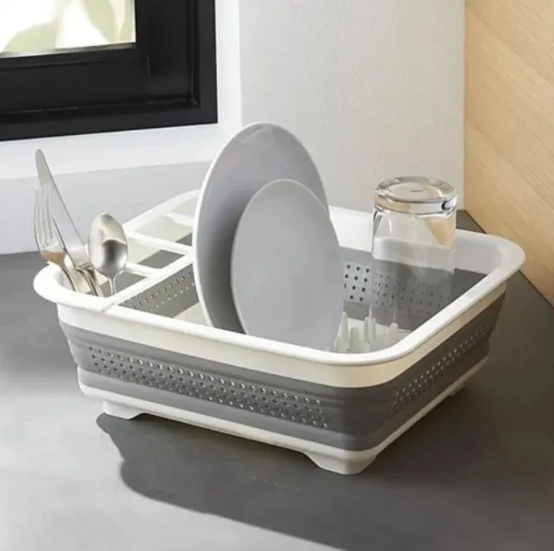 Seca Platos Silicona Plegable
