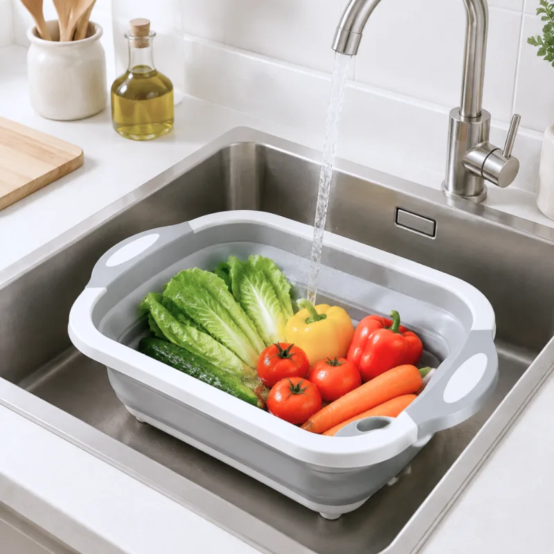 Tabla Escurridor de Vegetales Plegable