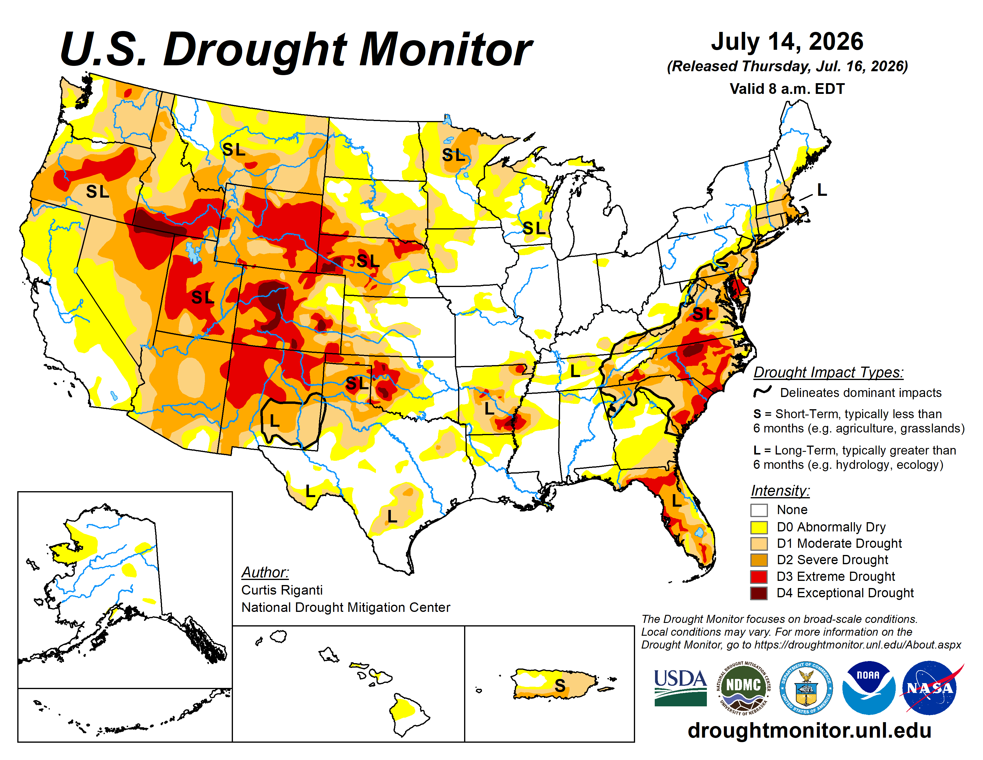 June 14 Drought Monitor Report